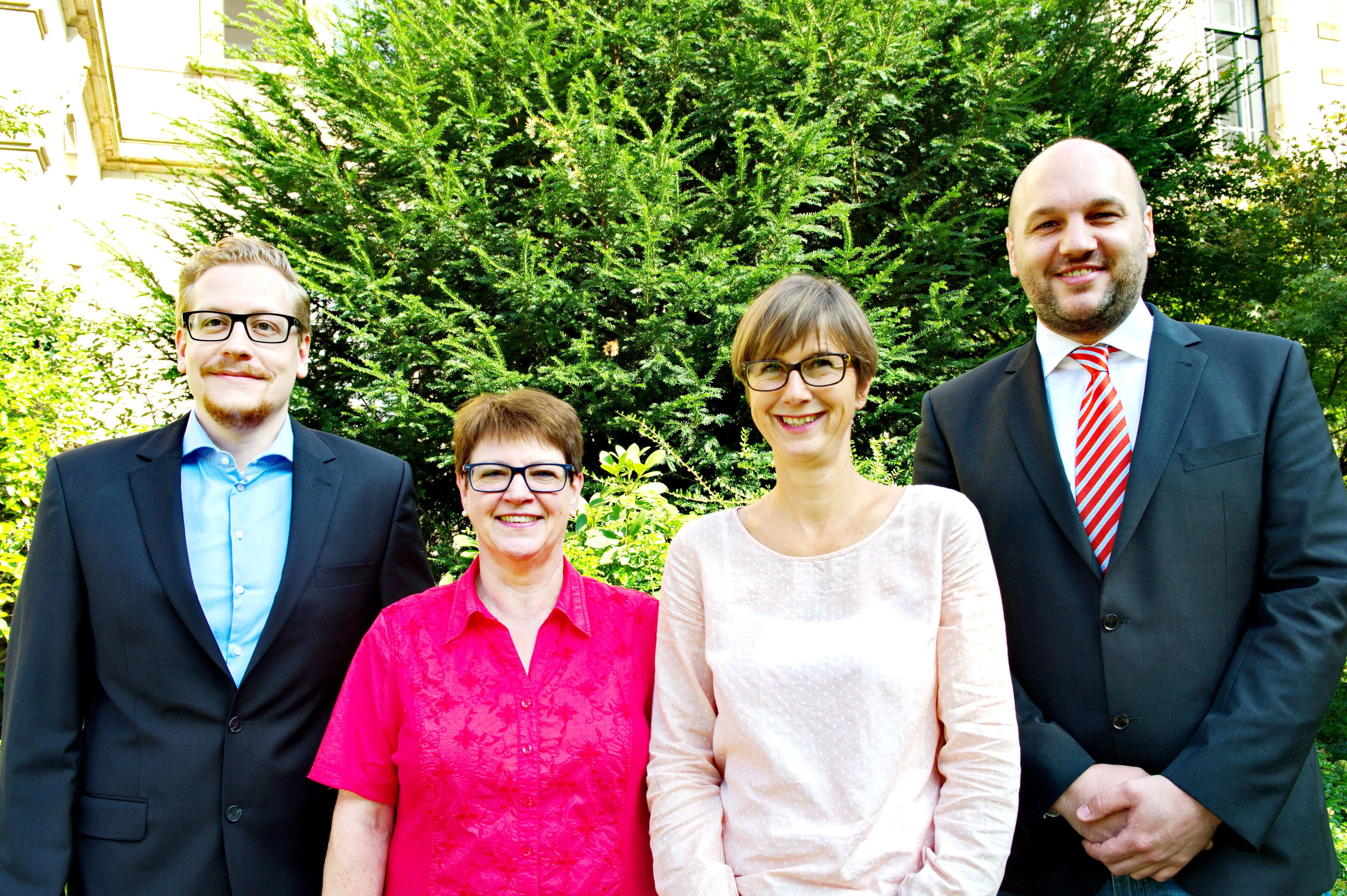 Das Team der Geschäftsstelle der SPD-Fraktion im Rat der Stadt Krefeld